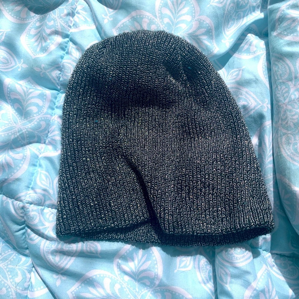 Silver Glitter beanie